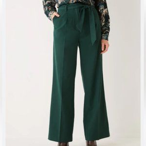 Frank & Oak Sally Wide Leg Pants - Pine Grove